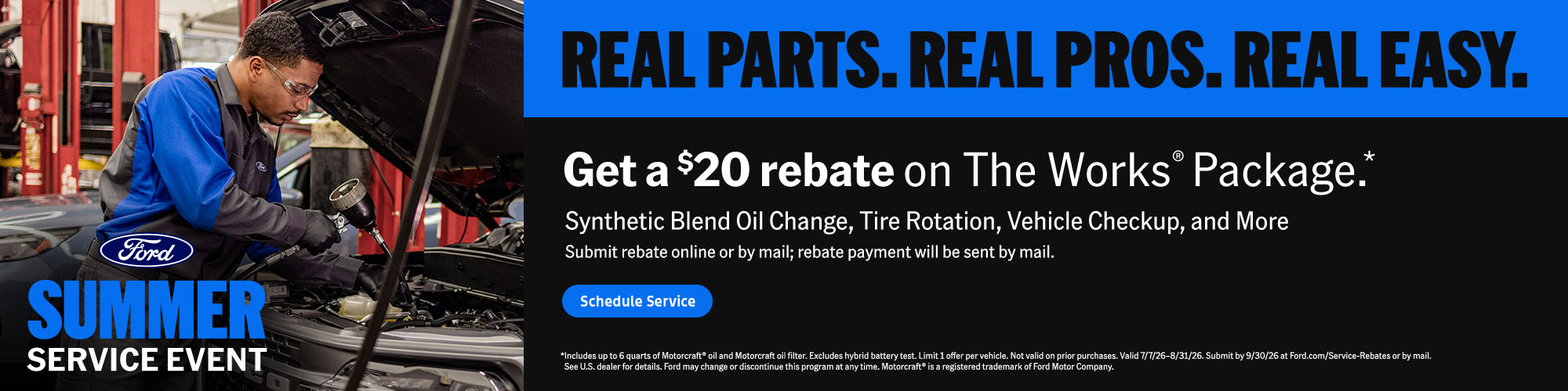Real Parts.Real Pros.Real Easy. at Great Lakes Ford Lincoln of Muskegon in Muskegon MI